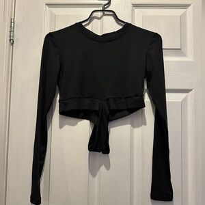 Black Crop Top Size US M